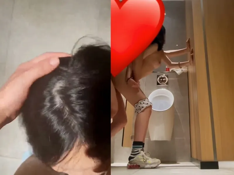 Trốn thầy giáo vào nhà vệ sinh trường mình doggy em nha